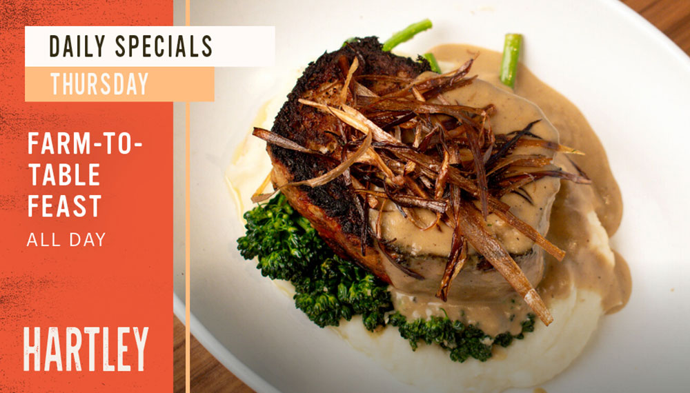 Farm-to-Table Feast web tile with steak image