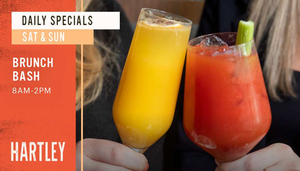 Brunch Bash web tile with Bloody Mary & Mimosa