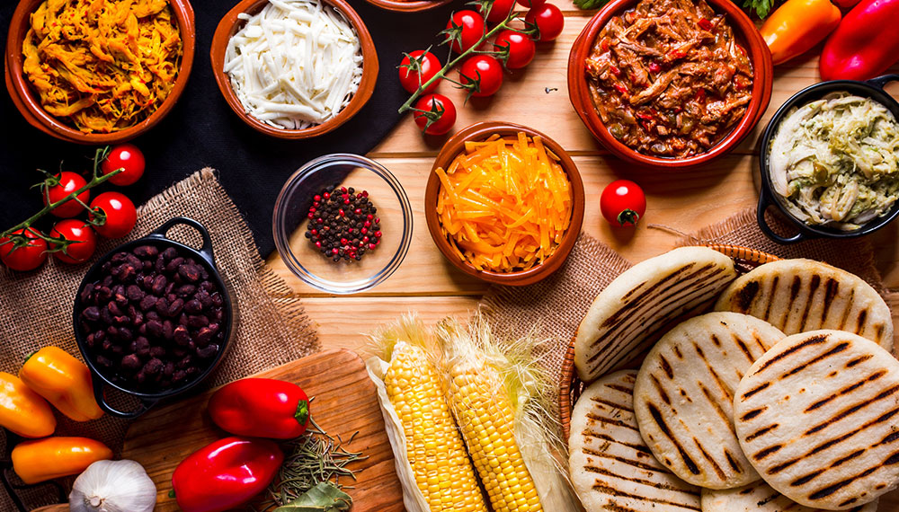 The makings of a Mexican-inspired meal